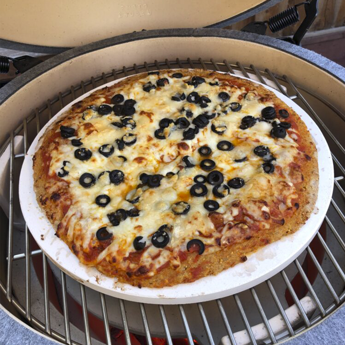 Dellonda DG184 Pizza Stone for Kamado BBQs 15"(38cm) - additional view 3