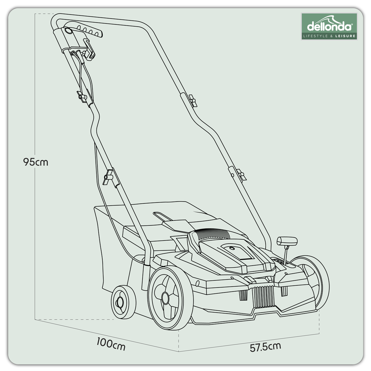 Dellonda DG216 2-in-1 Electric Scarifier & Rake 1500W/230V - additional view 26