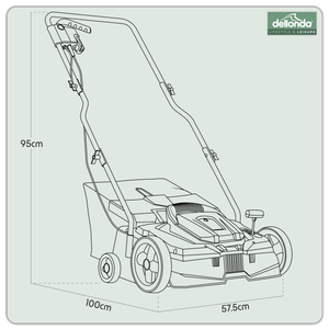 Dellonda DG216 2-in-1 Electric Scarifier & Rake 1500W/230V - additional view 26