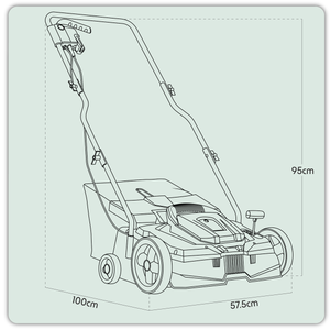 Dellonda DG216 2-in-1 Electric Scarifier & Rake 1500W/230V - additional view 19