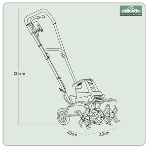 Dellonda DG217 Electric Tiller/Cultivator 1500W - additional view 10