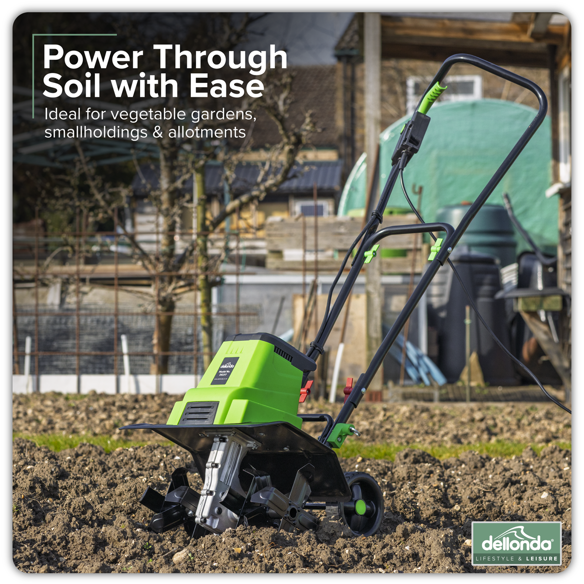 Dellonda DG217 Electric Tiller/Cultivator 1500W - additional view 2