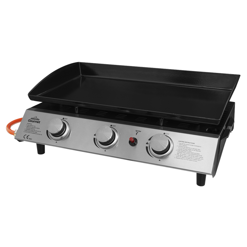 Dellonda DG22 3 Burner Portable Gas Plancha - additional view 6