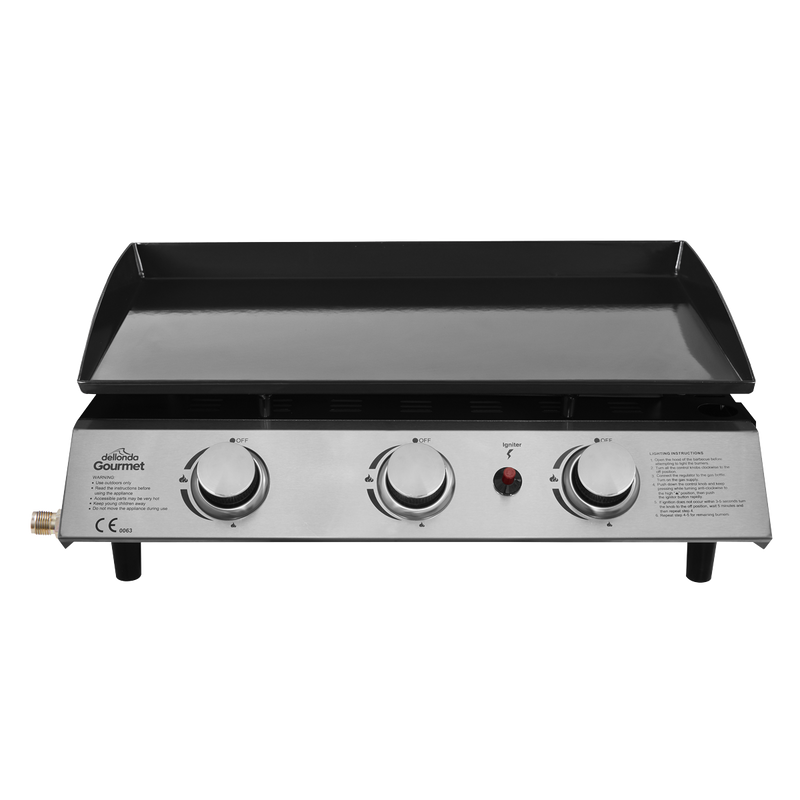 Dellonda DG22 3 Burner Portable Gas Plancha - additional view 7