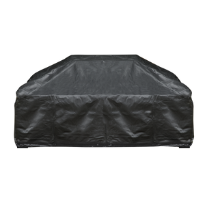 Dellonda DG238 89cm Square Outdoor Fire Pit, Mesh Screen Lid, Black with Water-Resistant Drawstring Cover - additional view 4