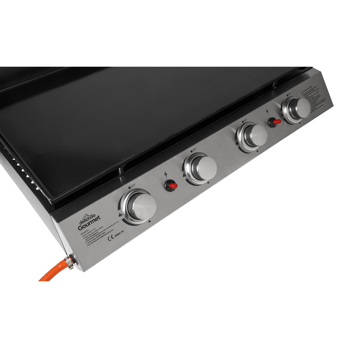Dellonda DG23 4 Burner Portable Gas Plancha - additional view 14