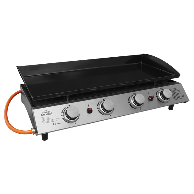 Dellonda DG23 4 Burner Portable Gas Plancha