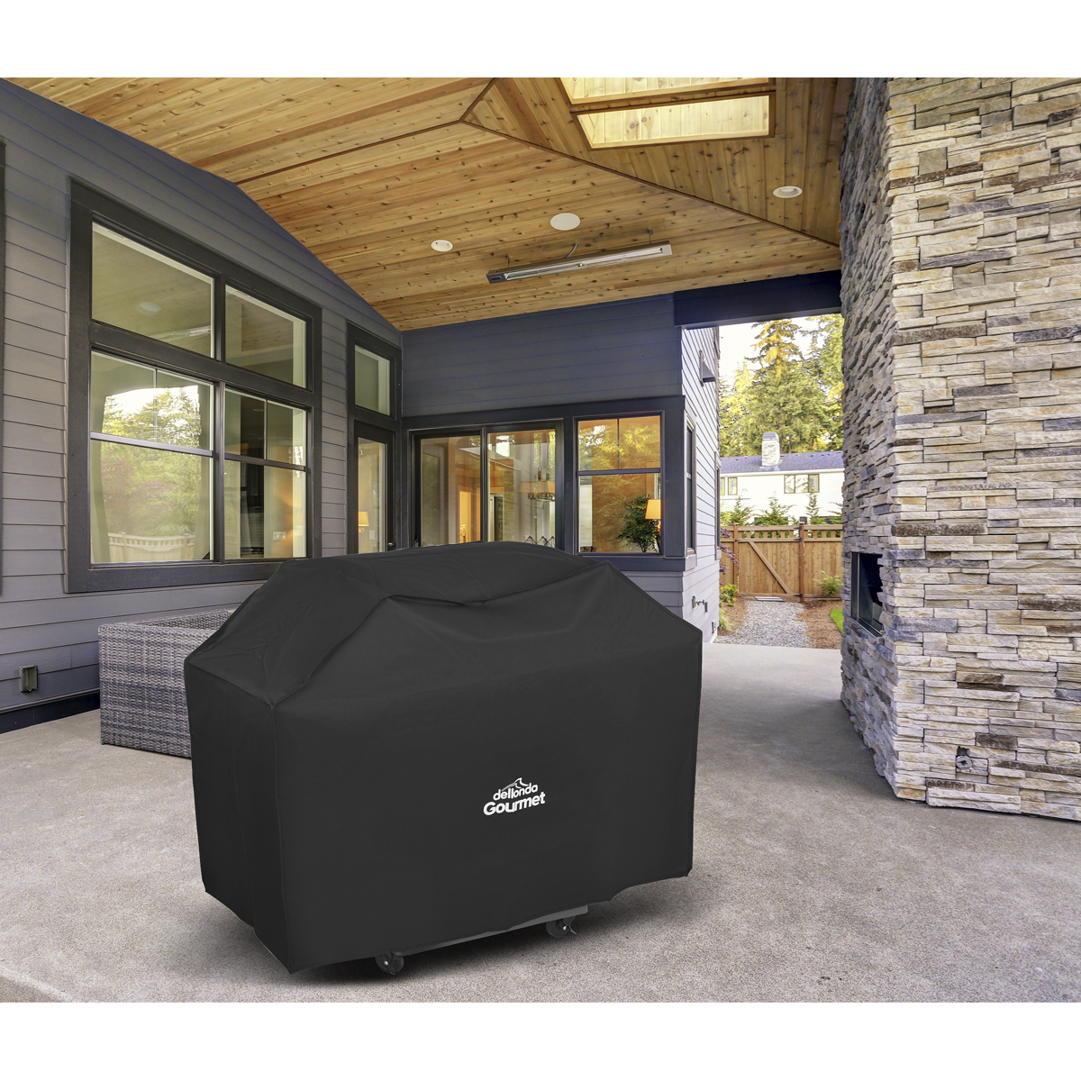 Dellonda DG24 PVC Water-Resistant BBQ Cover for DG16 - additional view 2
