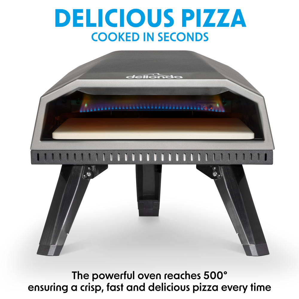 Dellonda DG257 Gas Pizza Oven with Water-Resistant Cover/Carry Bag & 12" Pizza Peel - additional view 10