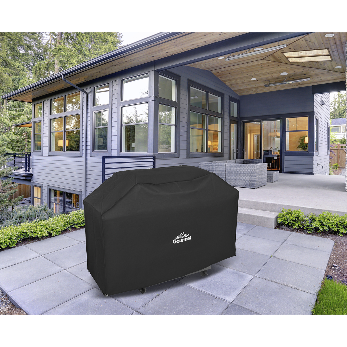 Dellonda DG25 PVC Water-Resistant BBQ Cover for DG17 - additional view 5