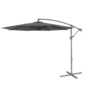 Dellonda DG264 Banana Parasol with Cover 3m - Grey - additional view 2