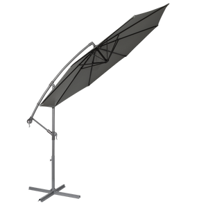Dellonda DG264 Banana Parasol with Cover 3m - Grey - additional view 3