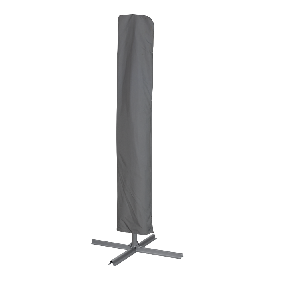 Dellonda DG264 Banana Parasol with Cover 3m - Grey - additional view 9