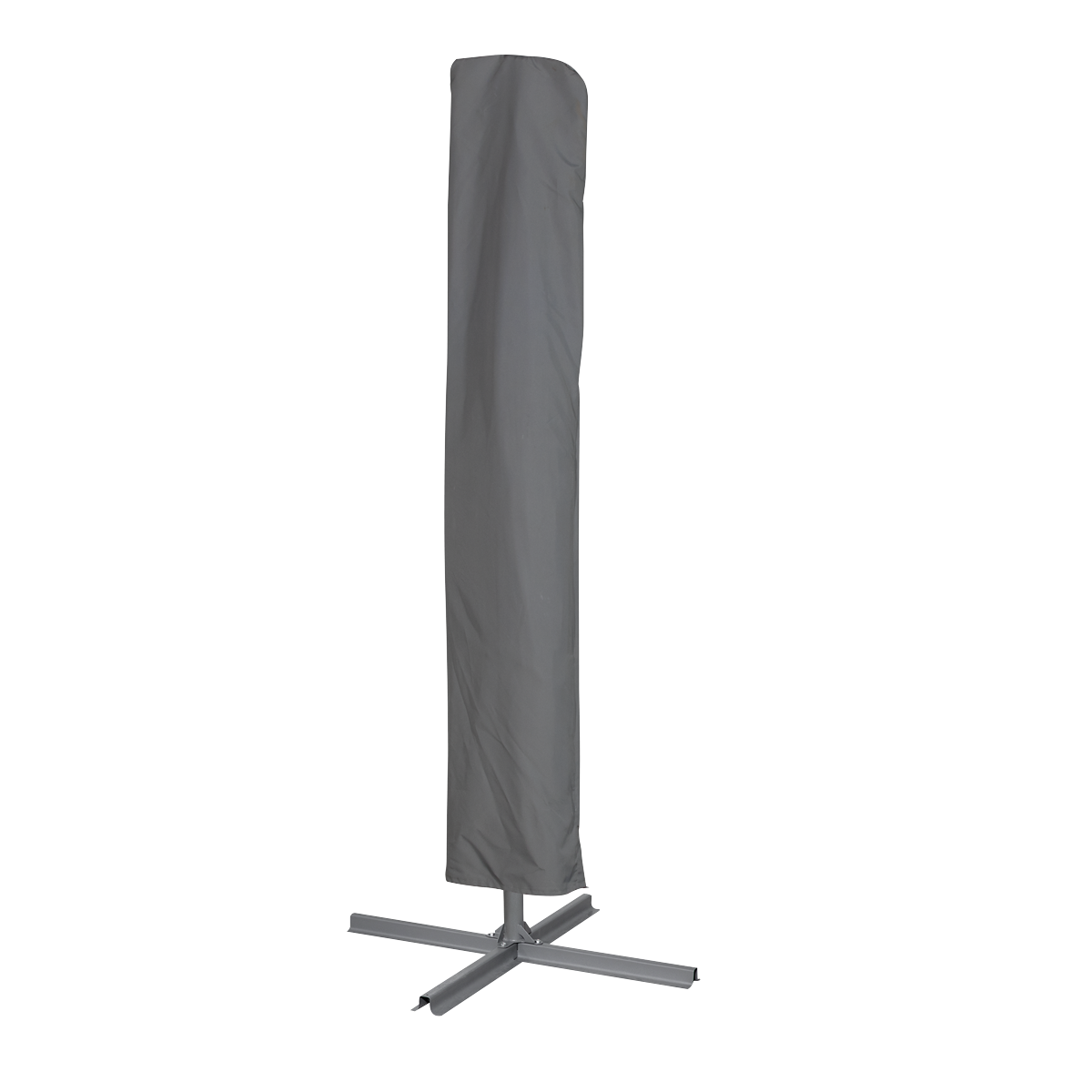 Dellonda DG264 Banana Parasol with Cover 3m - Grey - additional view 9