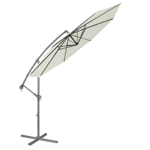 Dellonda DG265 Banana Parasol with Cover 3m - Cream - additional view 3