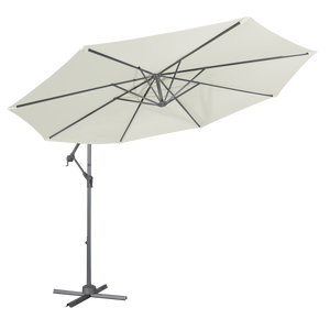 Dellonda DG265 Banana Parasol with Cover 3m - Cream - additional view 17