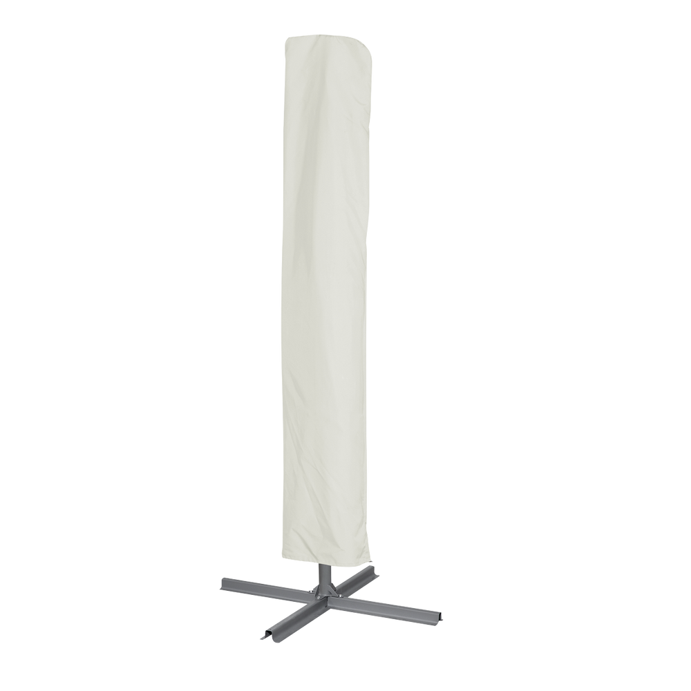 Dellonda DG265 Banana Parasol with Cover 3m - Cream - additional view 6