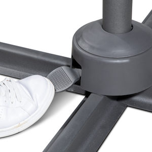 Dellonda DG267 Cantilever Parasol with 360° Rotation, Tilt & Cover 3m - Grey - additional view 13