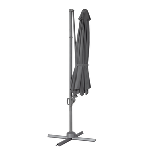 Dellonda DG267 Cantilever Parasol with 360° Rotation, Tilt & Cover 3m - Grey - additional view 6