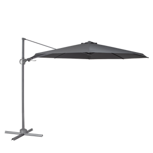Dellonda DG267 Cantilever Parasol with 360° Rotation, Tilt & Cover 3m - Grey - additional view 4