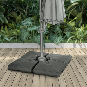 Dellonda DG269 Fillable Parasol Base, Water/Sand Fill 92L 4pc - additional view 7