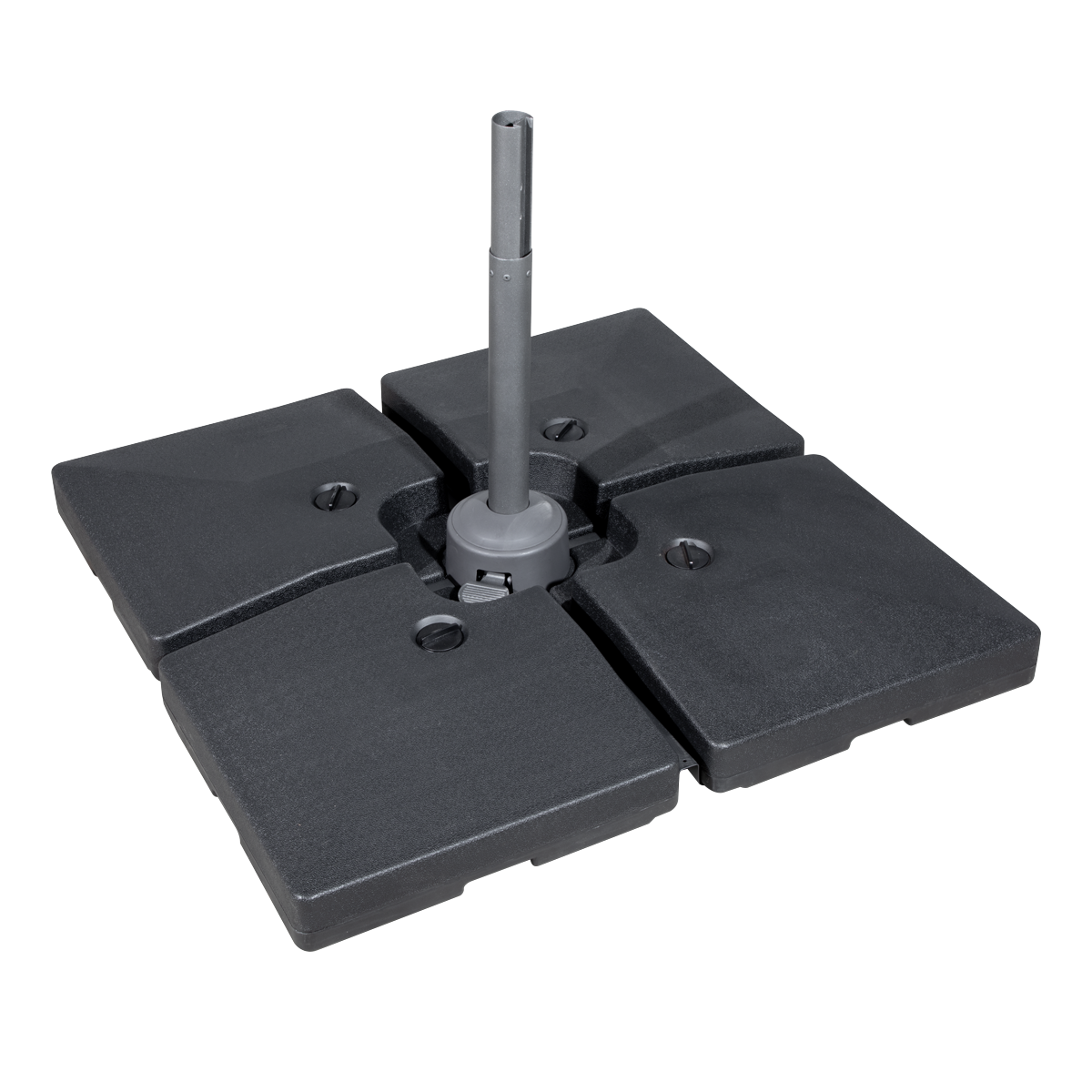 Dellonda DG269 Fillable Parasol Base, Water/Sand Fill 92L 4pc