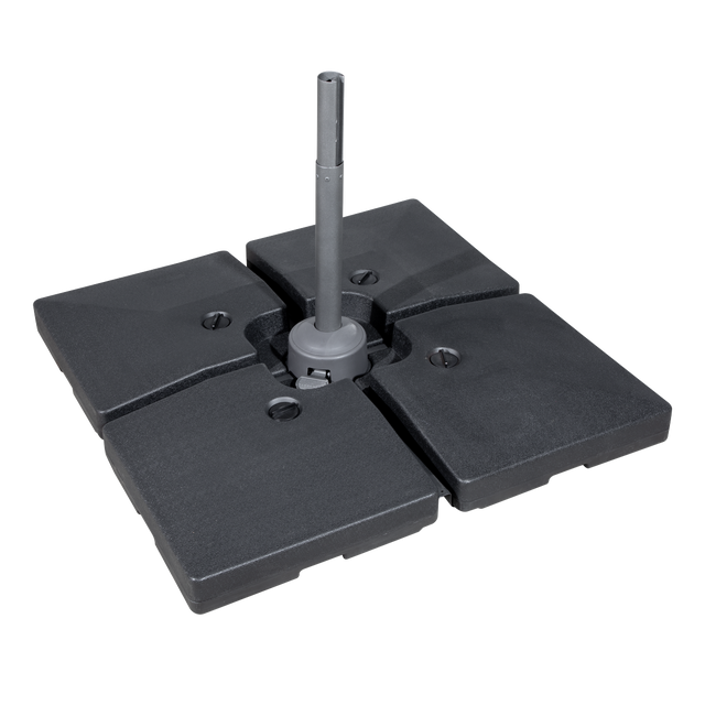 Dellonda DG269 Fillable Parasol Base, Water/Sand Fill 92L 4pc
