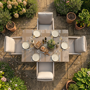 Dellonda DG275 Fusion Outdoor Dining Set 5pc - additional view 5