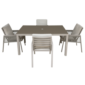 Dellonda DG275 Fusion Outdoor Dining Set 5pc