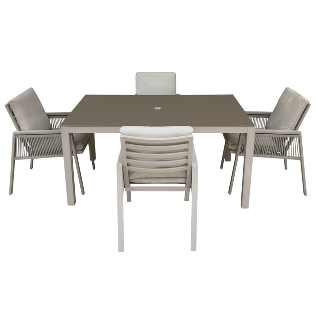 Dellonda DG275 Fusion Outdoor Dining Set 5pc