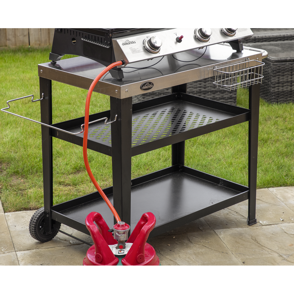 Dellonda DG276 3 Burner Stainless Steel Portable Gas Plancha/Grill 8.5kW - additional view 14