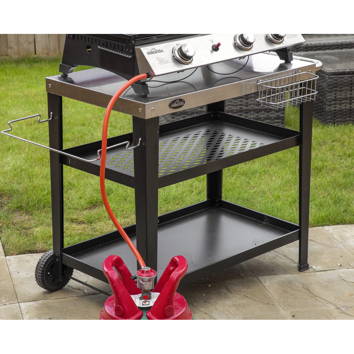 Dellonda DG276 3 Burner Stainless Steel Portable Gas Plancha/Grill 8.5kW - additional view 14