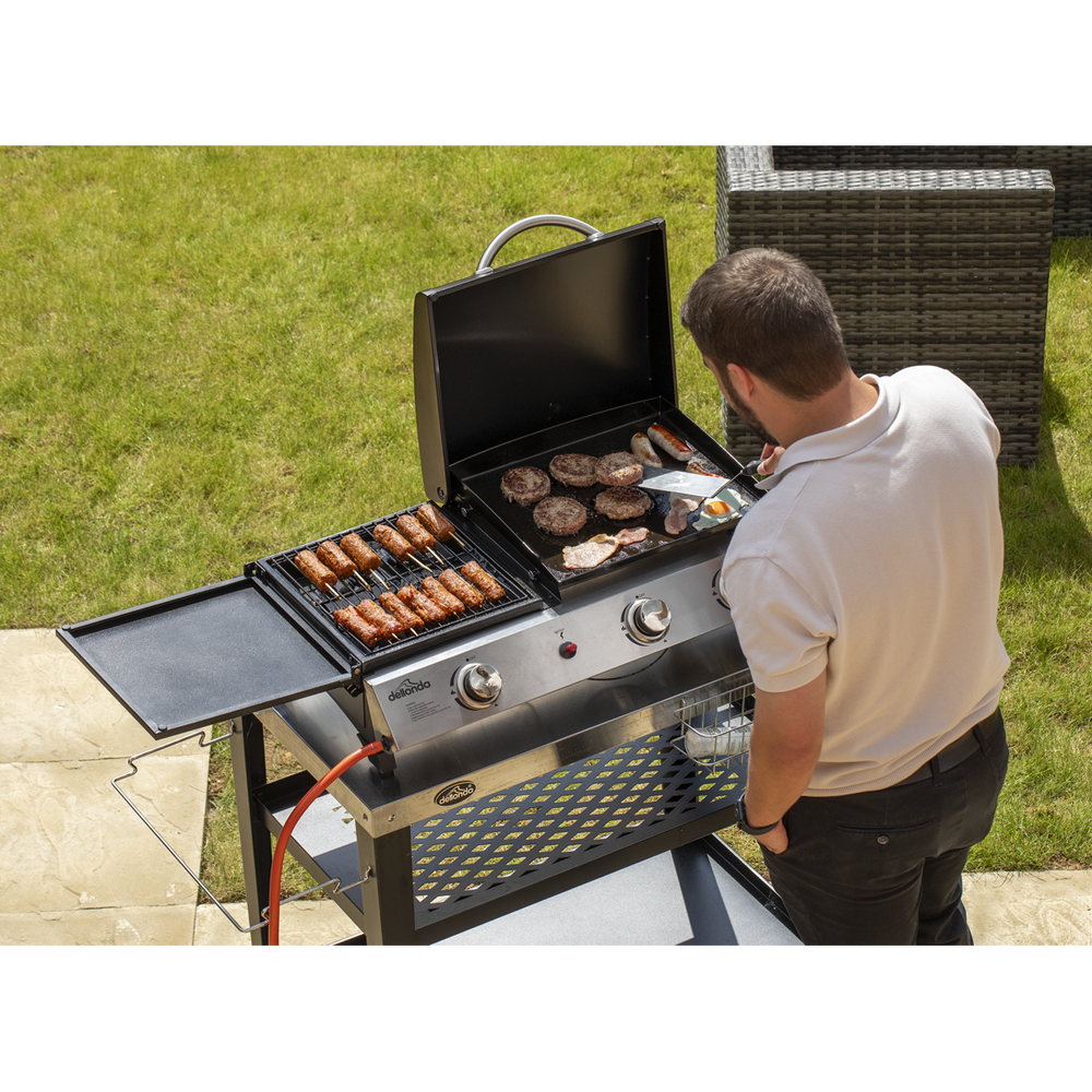Dellonda DG276 3 Burner Stainless Steel Portable Gas Plancha/Grill 8.5kW - additional view 11