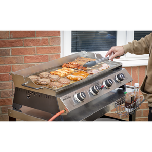 Dellonda DG277 4 Burner Stainless Steel Portable Gas Plancha with Warming Rack 10kW - additional view 18