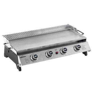 Dellonda DG277 4 Burner Stainless Steel Portable Gas Plancha with Warming Rack 10kW - additional view 5