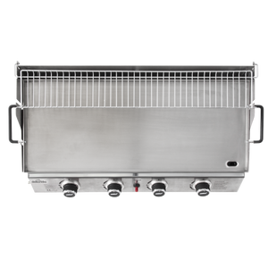 Dellonda DG277 4 Burner Stainless Steel Portable Gas Plancha with Warming Rack 10kW - additional view 2