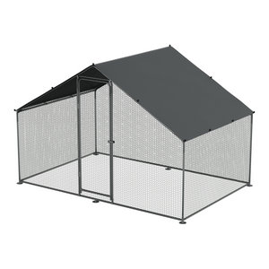Dellonda DG278 Walk-In Galvanized Steel Chicken Run with Roof Cover & PVC Coated Chicken Wire - additional view 5