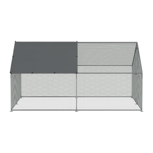 Dellonda DG279 Walk-In Galvanized Steel Chicken Run with Roof Cover & PVC Coated Chicken Wire - additional view 6