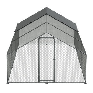 Dellonda DG280 Walk-In Galvanized Steel Chicken Run with Roof Cover & PVC Coated Chicken Wire - additional view 5