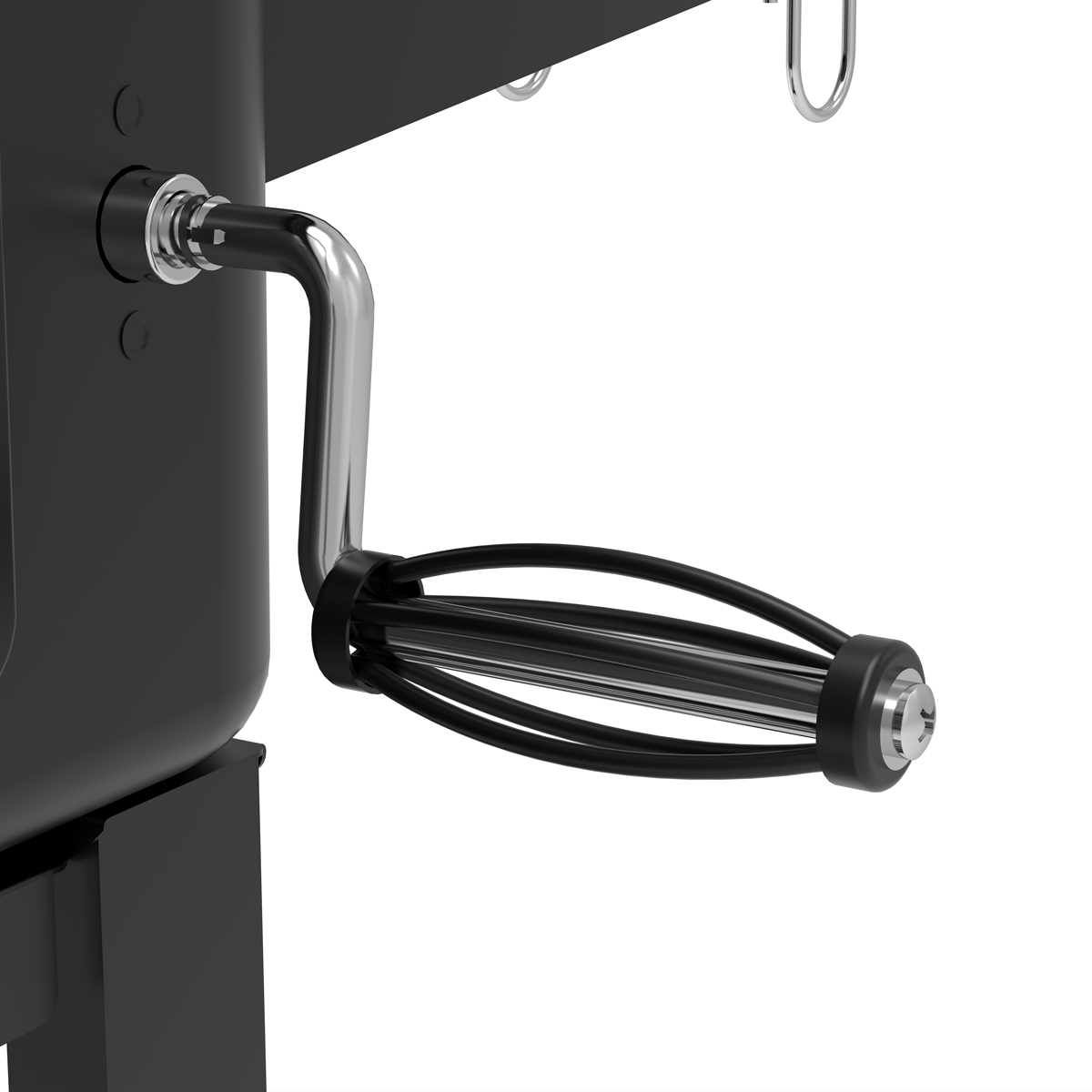 Dellonda DG283 Charcoal Grill BBQ Smoker & Trolley with 2 Side Shelves - Black - additional view 13