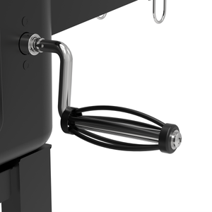 Dellonda DG283 Charcoal Grill BBQ Smoker & Trolley with 2 Side Shelves - Black - additional view 13