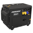 Sealey DG5000 5000W Diesel Generator 4-Stroke Engine 110/230V