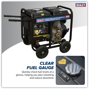 Sealey DG5000W 5000W Diesel Welder Generator 4-Stroke Engine 110/230V - additional view 12