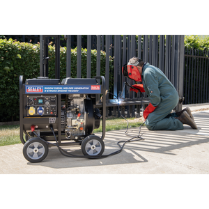 Sealey DG5000W 5000W Diesel Welder Generator 4-Stroke Engine 110/230V - additional view 7