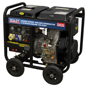 Sealey DG5000W 5000W Diesel Welder Generator 4-Stroke Engine 110/230V - additional view 2