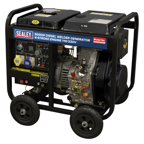 Sealey DG5000W 5000W Diesel Welder Generator 4-Stroke Engine 110/230V - additional view 2