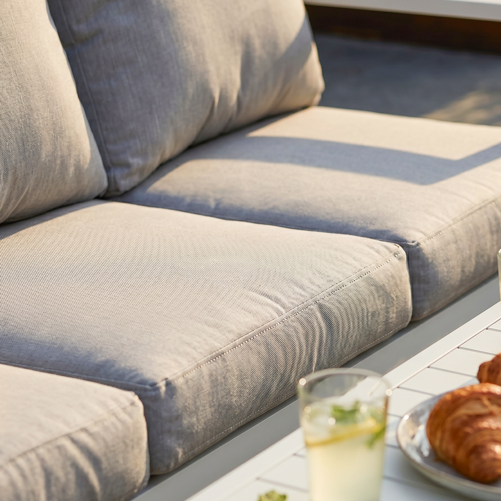 Dellonda DG52 Kyoto Aluminium Outdoor Sofa & Coffee Table Set 4pc - additional view 12
