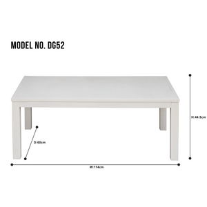 Dellonda DG52 Kyoto Aluminium Outdoor Sofa & Coffee Table Set 4pc - additional view 9