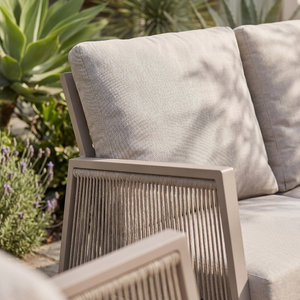 Dellonda DG56 Fusion Aluminium Outdoor Sofa, Arm Chairs & Coffee Table Set 4pc - additional view 17