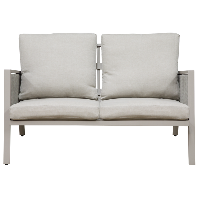 Dellonda DG56 Fusion Aluminium Outdoor Sofa, Arm Chairs & Coffee Table Set 4pc - additional view 9